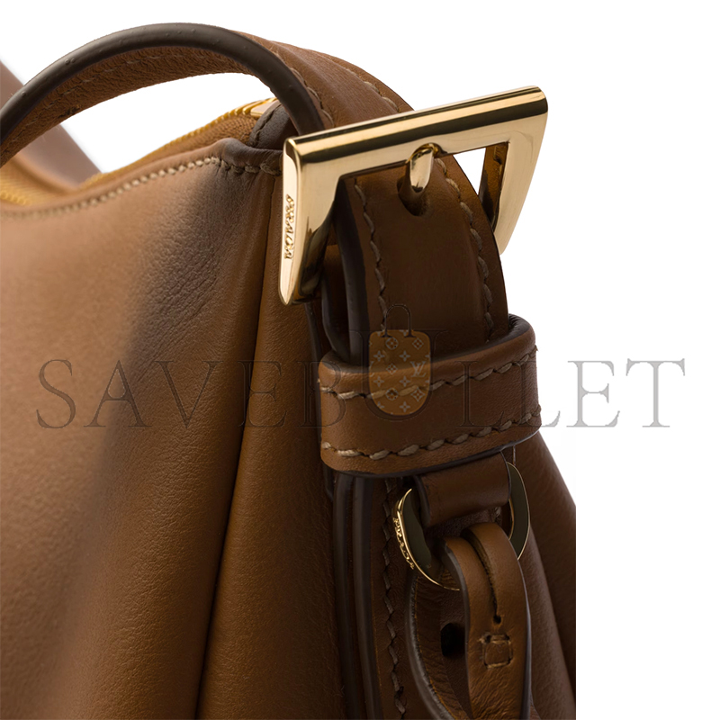 Pra*a aimÉe medium leather shoulder bag 1bc229 (31*18*10cm)